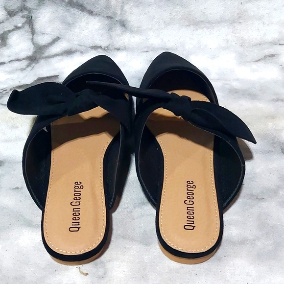 Queen George Flat slip on mules - Picture 3 of 6